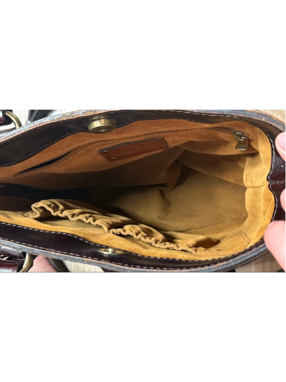 Patricia Nash Leopard Lundy Tote/crossbody - Picture 7 of 10